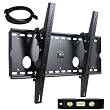 VideoSecu Black Tilt TV Wall Mount Bracket for Panasonic TH-50PX50U HDTV Plasma/LCD TV with Free 7 ft HDMI Cable 1TR