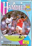West Ham United v Manchester United football programme (The Hammer) Sat. 21st Jan. 1989