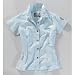 Iguana Sportswear Bluse kurzarm, türkis/kariert