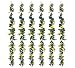 SIX Artificial 6' Puppy Garlands Silk Flowers