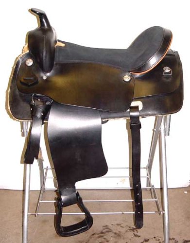 CLOSEOUT Western Saddle Package with Bridle, Breast Collar & Girth