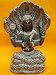 Patanjali Statue Incarnation of Adisesha Hand Carved Green Stone Sculpture 8.2 Inch