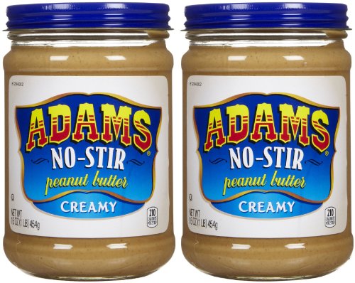 Adams Natural Creamy No Stir Peanut Butter - 16 oz - 2 pk