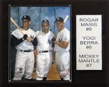 MLB Mantle-Maris-Berra New York Yankees Player Plaque