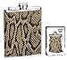 Snake Skin Leather Flask in Gift Box w/ Funnel