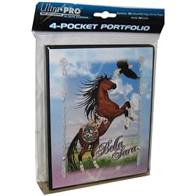 Trading Card Supplies - 4 POCKET PAGE ALBUM (Bella Sara - Native Lights Cheyenne)