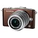 Olympus Pen E-PM1 Systemkamera (12 Megapixel, 7,6 cm (3 Zoll) Display, bildstabilisiert) braun mit 14-42mm Objektiv silber