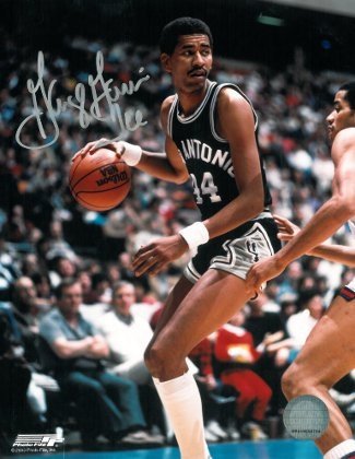 George Gervin Autographed/Hand Signed San Antonio Spurs 8x10 Photo Ice