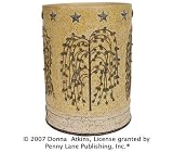 51rnoWEAoVL. SL160  Primitive Welcome   Wastebasket
