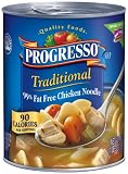 Progresso Traditional Soup, 99% Fat Free Chicken Noodle, 19-Ounce Cans (Pack of 12)