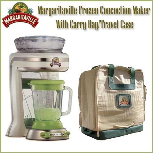 Margaritaville Frozen Concoction Maker/Ice Crusher With Margaritaville Universal Travel Bag