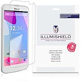 iLLumiShield - BLU Studio G Screen Protector with Lifetime Replacement Warranty - Japanese Ultra Clear HD Film with Anti-Bubble and Anti-Fingerprint - High Quality (Invisible) LCD Shield - [3-Pack] OEM / Retail Packaging