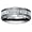 Tungsten Carbide Diamond Mens Wedding Band .20CTW