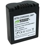 Wasabi Power Battery for Panasonic CGA-S006, CGR-S006, DMW-BMA7, Lumix DMC-FZ7, DMC-FZ8, DMC-FZ18, DMC-FZ28, DMC-FZ30, DMC-FZ35, DMC-FZ38, DMC-FZ50