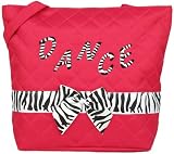 New Girls Pink Zebra Small Dance Tote Bag