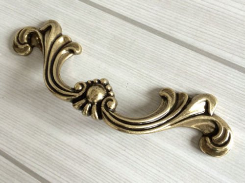 Kitchen Or Furniture Dresser Knobs Pull Drawer Pulls Cabinet Handles Cabinet Hardware Drawer Handle Pull Antique Bronze (Larger handles--3.75" (96 mm))