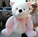 Toys : GIANT 32" PINK PANDA BIG STUFFED ANIMAL - SOFT PLUSH FILLING - UNIQIE PINK AND WHITE FABRIC MAKES THIS PANDA REALLY STAND OUT - AMERICAN MADE IN THE USA AMERICA