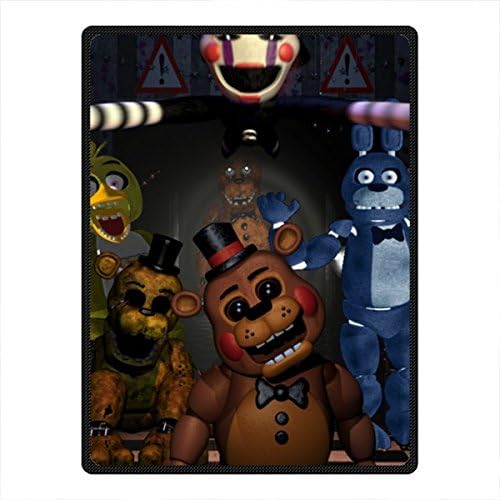 Needyou five nights at freddy's Fleece Throw Blanket Fleece 58" x 80" Outdoor Indoor