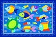 LA Rug Somethin' Fishy Rug 19"x29"