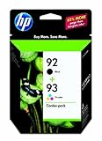 HP 92/93 Ink Cartridge in Retail Packagings, Combo Pack