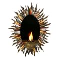 Spiral Sunburst Gel Sconce - Multi-Color