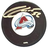 Adam Foote Autographed Colorado Avalanche Puck