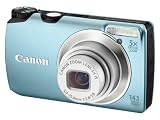 51roFLJEhtL. SL160  Canon PowerShot A3200 IS Digital Camera   Aqua (14.1MP, 5x Optical Zoom) 2.7 inch LCD