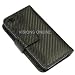 Visions Iphone 4 Wallet Carbon fiber Patterns and Free Premium Front and back Screen covers