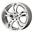 American Racing Casino AR383 Silver Wheel with Machined Face And Lip (16x7"/5x4.5")