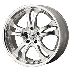 American Racing Casino AR383 Silver Wheel with Machined Face And Lip (16x7"/5x115mm)