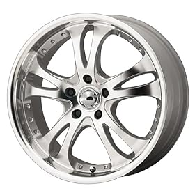 American Racing Casino AR383 Silver Wheel with Machined Face And Lip (16x7"/5x4.5")