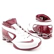 NIKE Shox Elite New Basketball White Burgundy Womens