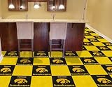 Iowa Hawkeyes Carpet Tile 45 SQ FT Flooring