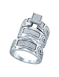 0.54CTW DIAMOND FASHION TRIO SET