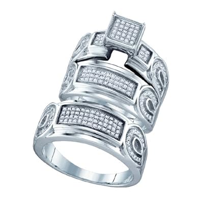 Cheap Girls Jewelry 0.54CTW DIAMOND FASHION TRIO SET For Sale Cheap Girls Jewelry 0.54CTW DIAMOND FASHION TRIO SET For Sale