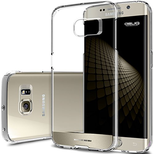 Galaxy s6 edge case, obliq [naked shield][gold platinum…
