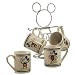 Disney Mugs, Coffee Mugs Set 4 Cups ww/ Metal Rack