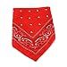 One Dozen Red Cowboy Bandanas