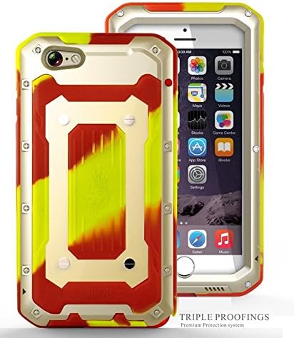 Brand new Shockproof Water resistant Rugged Protection Metal hard shel full cover case for iphone 6 plus 5.5''