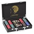 Cartamundi - 100020937 - Jeu de Soci�t� - James Bond - 50 Years - Coffret Bois Luxe  - 200 Jetons