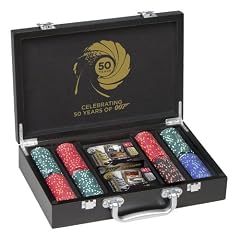Luxus-Pokerset "50 Jahre James Bond 007" Pokerkarten inkl. 150 Jetons