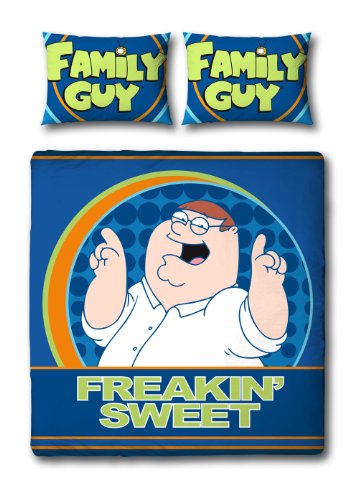 Character World Family Guy Sweet Double Panel Duvet Set