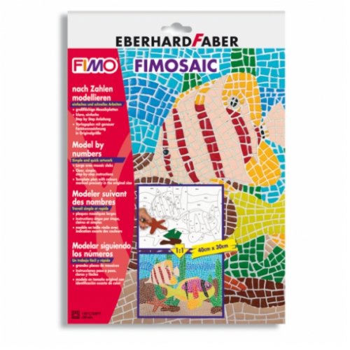 Faber 8070 04 - Fimosaic Fische, nach Zahlen modellieren Preisvergleich