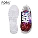 FOR U DESIGNS Fashion Galaxy Print Men's & Women's Breathable Light Weight Lace Up Sneakers Running Shoes