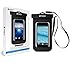 FRiEQ Universal Waterproof Case Bag for Outdoor Activities - Perfect for Boating / Kayaking / Rafting / Swimming - Waterproof bag for Apple iPhone 6S, 6, 5S, 5C, 5; Galaxy S6, S4, S3; HTC One X, Galaxy Note 3, Note 2; LG G2 - Protects your Cell Phone or MP3 Player from Water, Sand, Dust and Dirt - IPX8 Certified to 100 Feet (Black)