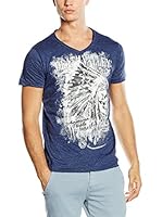 American People Camiseta Manga Corta Torek (Azul)