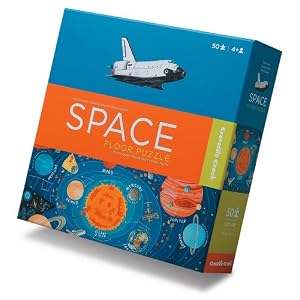 Crocodile Creek Space Floor Puzzle (50 Pieces)