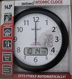 Skyscan 14.5 Inches Anadigi Atomic Wall Clock