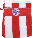 Produkt-Bild: FC Bayern M&uuml;nchen Waschhandschuh Blockstreifen