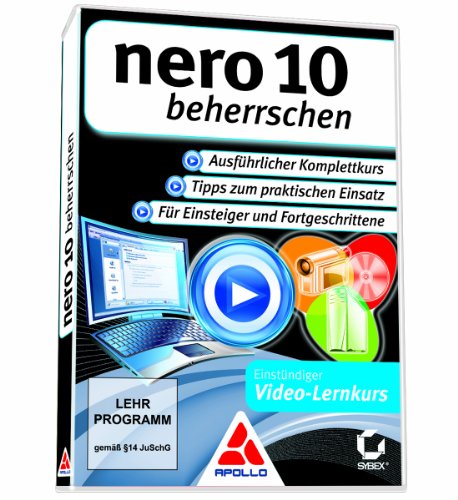 Nero 10 beherrschen - Einstündiger Video-Lernkurs